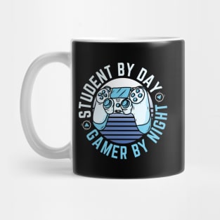 Student By Day Gamer by Night Cool Gaming Mug